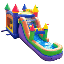 COMBO20RAINBOW 1739234212 1 Wet/Dry Mega Rainbow Bounce House Combo