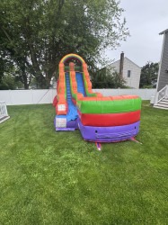 IMG 4231 1752759059 Wet/Dry 18' Rainbow Inflatable Waterslide